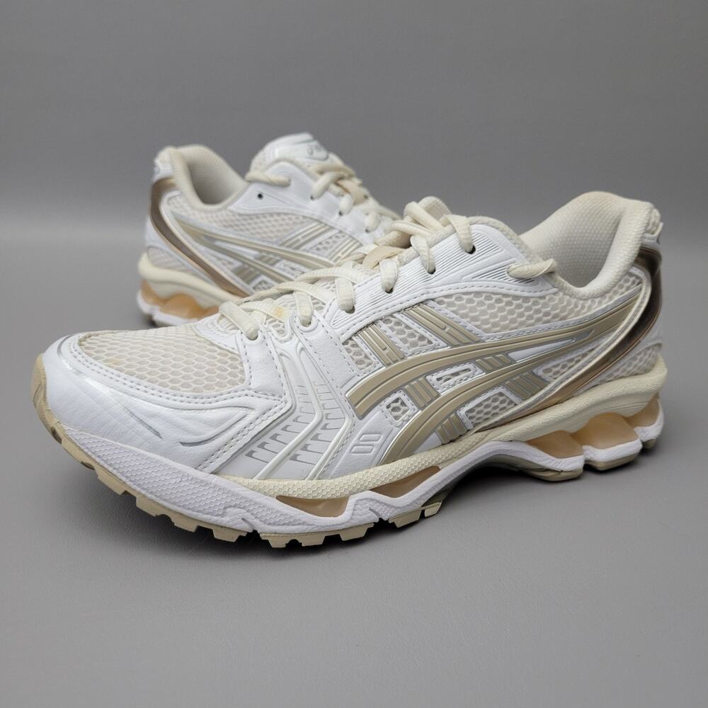 ASICS Gel Kayano 14 white running shoes Size 9 Womens